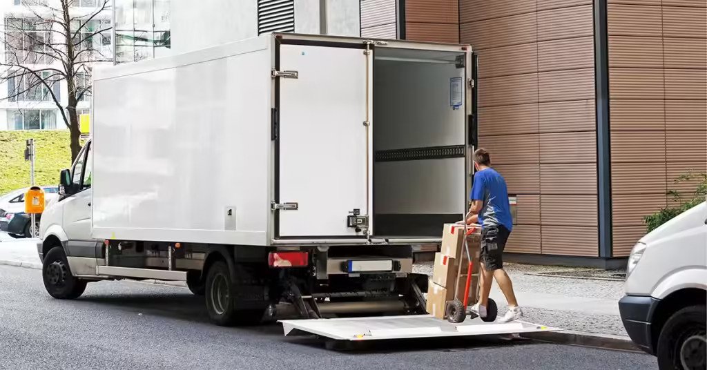 Loading the Boxes and Furniture